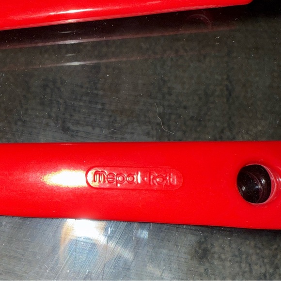 Rosti Mepal Red Melamine Plastic Salad Servers Serving Utensils - Picture 4 of 8